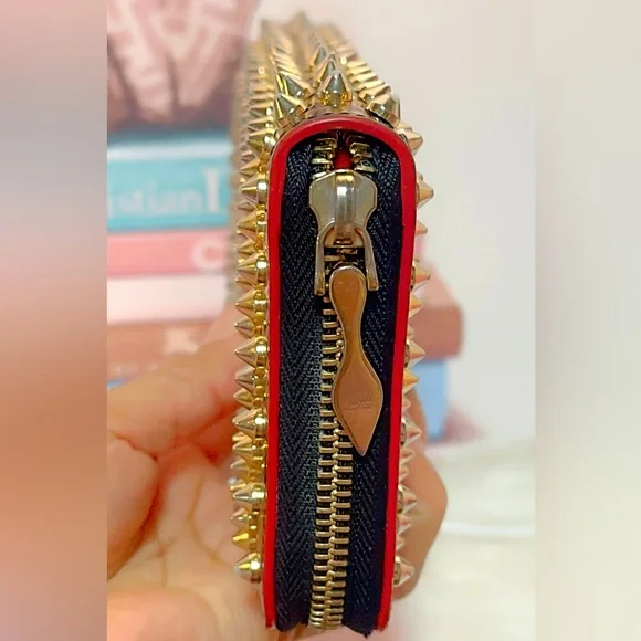 Christian Louboutin Leopard Studded Wallet - Picture 6 of 17
